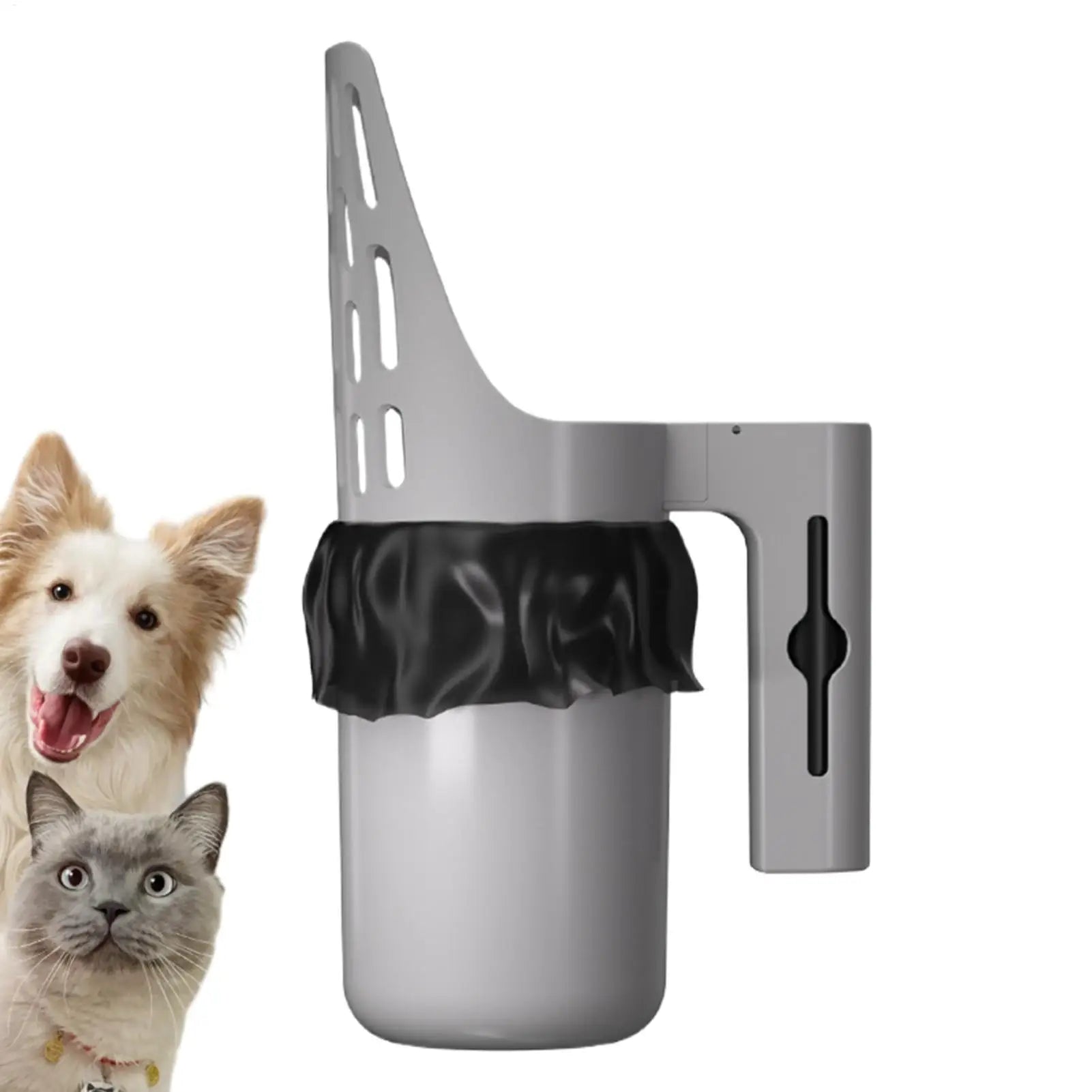 Cat Litter Scooper Cat Litter Scooper with Holder Poop Shovel Large Capacity Portable Pet Supplies Trash Can for Men Women Home