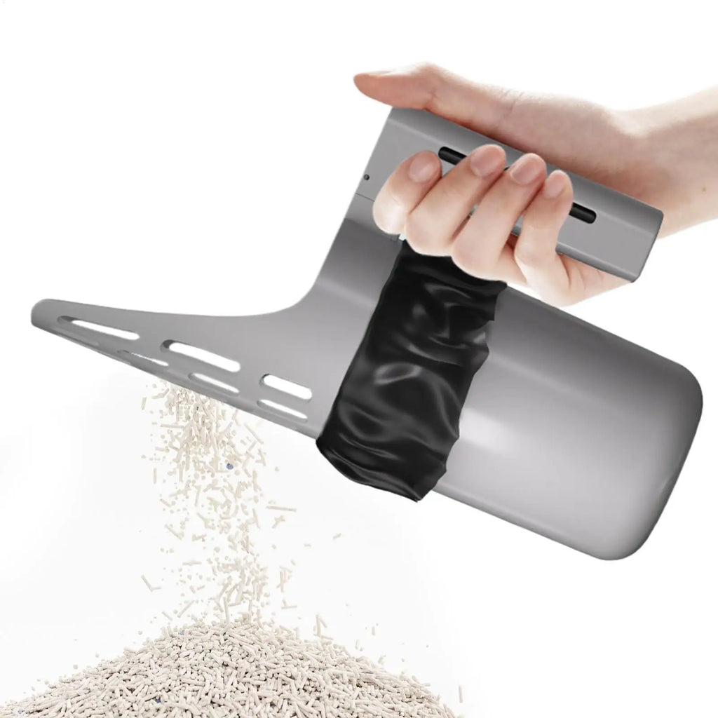 Cat Litter Scooper Cat Litter Scooper with Holder Poop Shovel Large Capacity Portable Pet Supplies Trash Can for Men Women Home