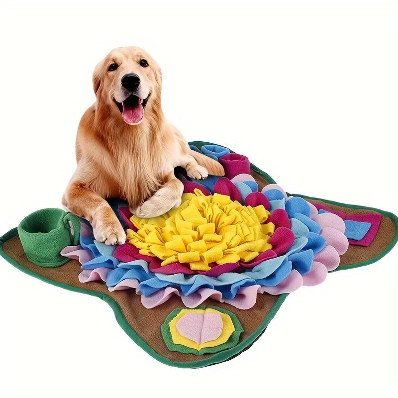 Pet Sniffing Training Mat Blanket Eco-friendlyTraining Mat Dogs Cats Educational Stress Relief Bite Resistant Slow Food Pets