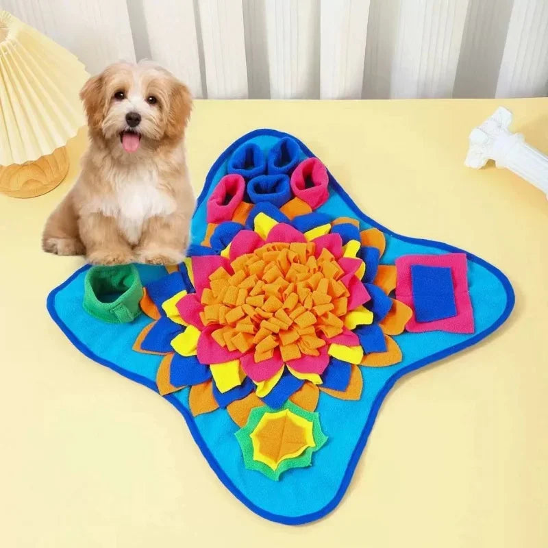 Pet Sniffing Training Mat Blanket Eco-friendlyTraining Mat Dogs Cats Educational Stress Relief Bite Resistant Slow Food Pets
