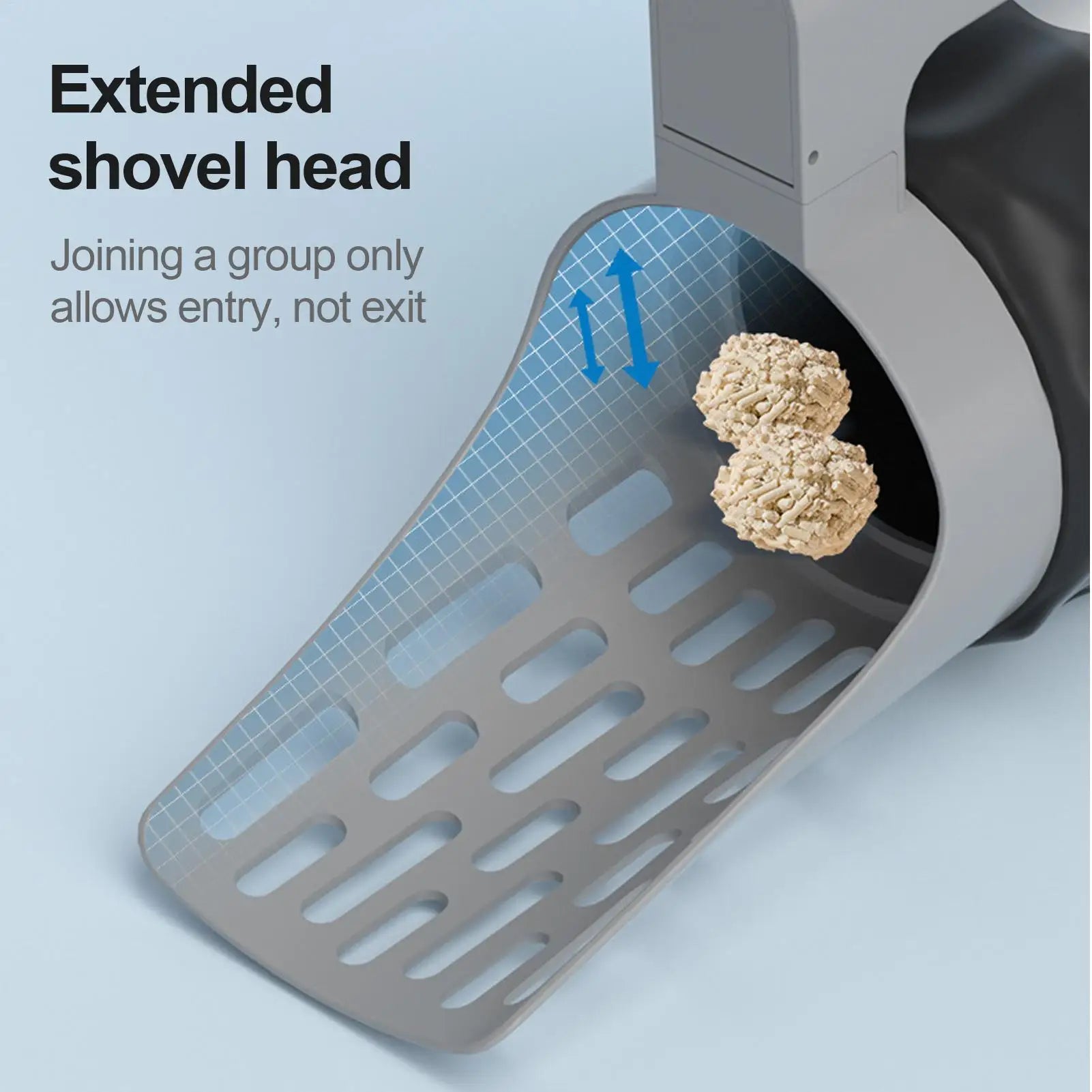Cat Litter Scooper Cat Litter Scooper with Holder Poop Shovel Large Capacity Portable Pet Supplies Trash Can for Men Women Home