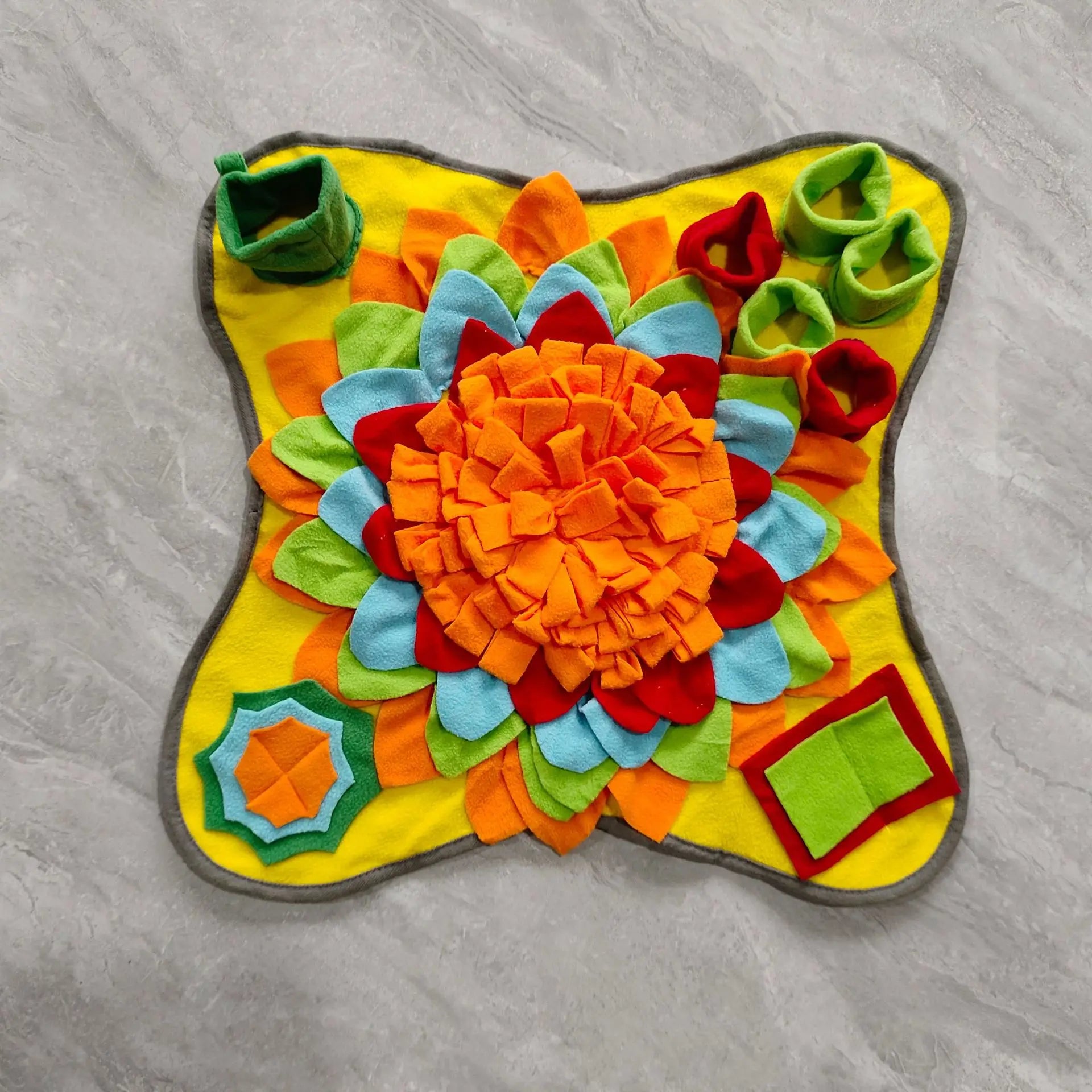 Pet Sniffing Training Mat Blanket Eco-friendlyTraining Mat Dogs Cats Educational Stress Relief Bite Resistant Slow Food Pets